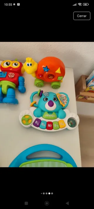 Cancionero, lote juguetes musicales bebe. V