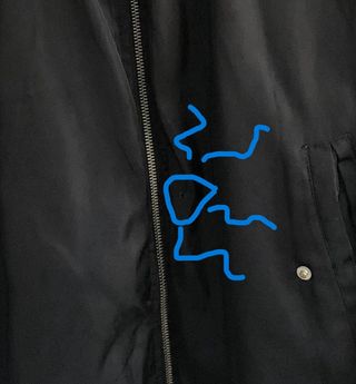 Cazadora Bomber Negra Bershka