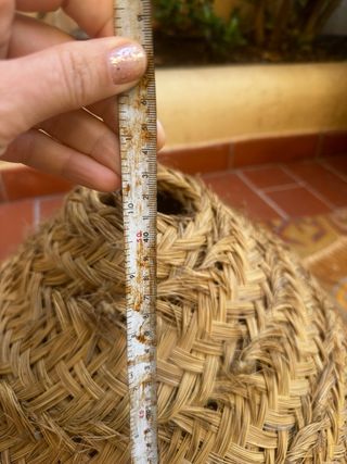 Set 2 puffs, 2 lámparas y bandeja