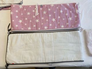 Juego sábanas cuna reversible estrellas