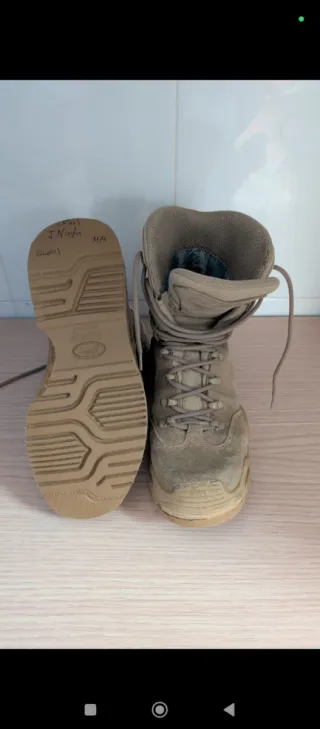 Botas Lowa Beige z 85 gtx