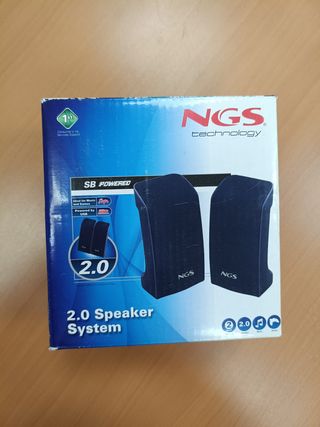Altavoces NGS 2.0 PC Negros