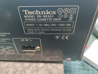 Technics RS-BX501 Deck Cassetes Autoreverse