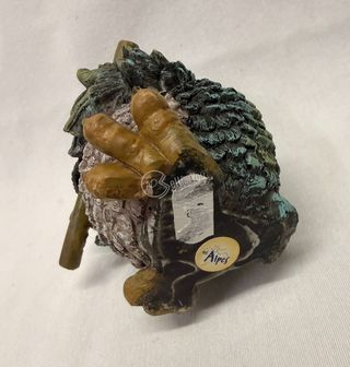 Soprammobile gufo con flauto 12 cm