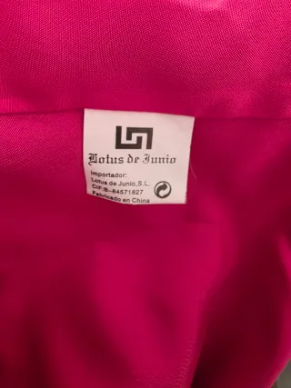 Blazer/chaqueta corta fiesta fucsia mujer Talla L