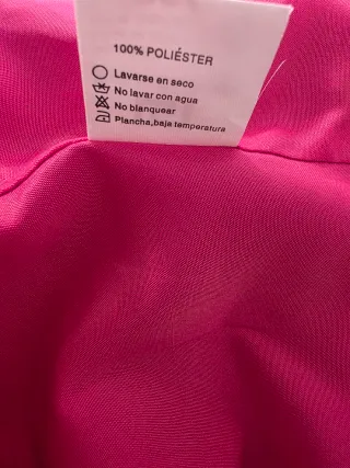 Blazer/chaqueta corta fiesta fucsia mujer Talla L