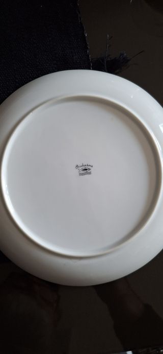 Bidasoa Platos Porcelana Diseño Rosa