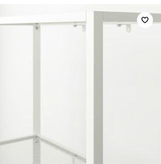 Estantería BAGGEBO Metal Blanco 60x25x116 cm