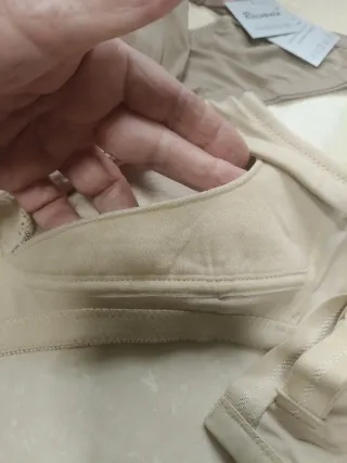 2 Sujetadores Copa C Beige Nuevos varias tallas