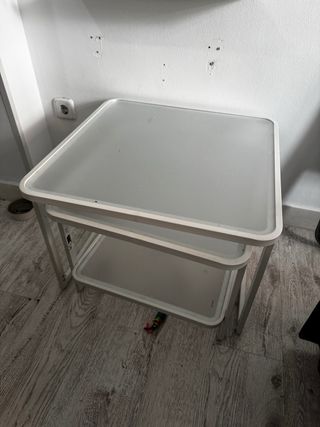 2 Tavoli da salotto quadrati 50*50 e 40*40