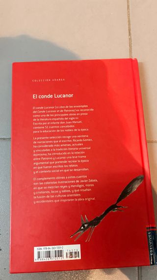 Libro de lectura El conde lucanor