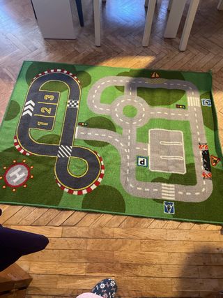 Alfombra infantil circuito de coches