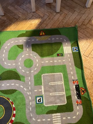 Alfombra infantil circuito de coches