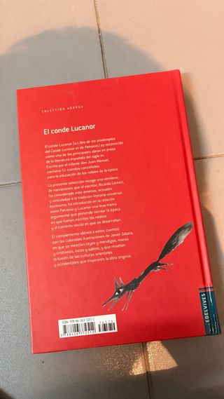 Libro de lectura El conde lucanor