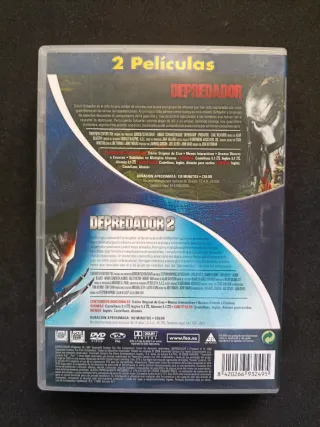 DVD Depredador 1 y 2 (2 Películas)