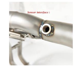 Sistema de escape de titanio para moto