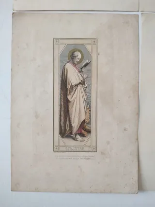 Lote Grabados Santos (4 unidades)