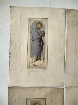 Lote Grabados Santos (4 unidades)