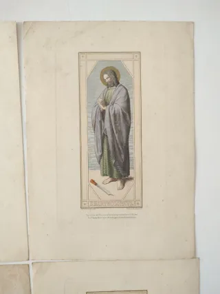 Lote Grabados Santos (4 unidades)