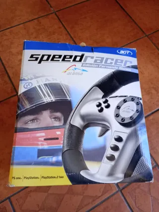 Volante ADT Speedracer Edición Fernando Alonso PS1