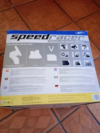 Volante ADT Speedracer Edición Fernando Alonso PS1