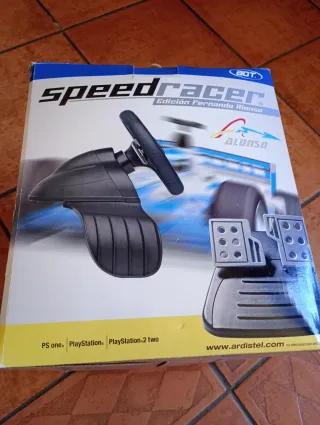 Volante ADT Speedracer Edición Fernando Alonso PS1