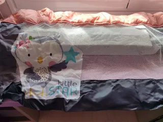 Barrera plegable para cama nido