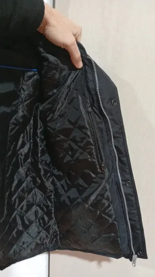 Chaqueta infantil moto verde y negra