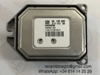 Centralita Opel Vectra Zafira 09158689 5WK9154