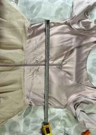 Vestido color lila parte de arriba y tull