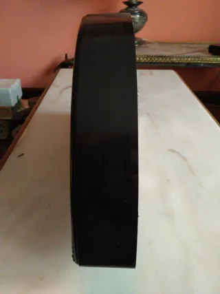 Abanico antiguo enmarcado decoración vintage