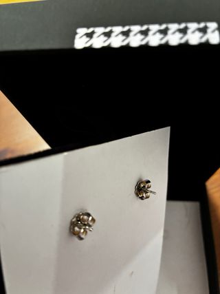 Pendientes largos plata circonitas novia