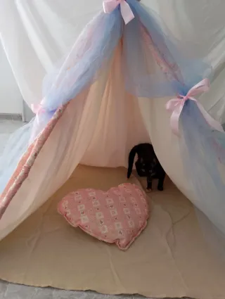 Tienda tipi para mascotas. Tipis hechos a mano.
