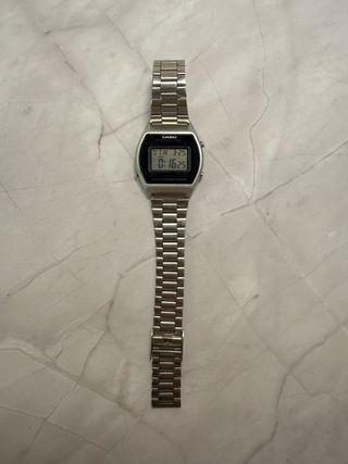 Casio B640W Vintage Plateado Retro Clásico