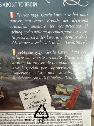 Gerda A Flame in Winter Switch Precintado