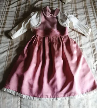 Vestido rosa niña 5-7 años