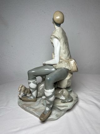Figura Lladró pastorcillo con ovejas
