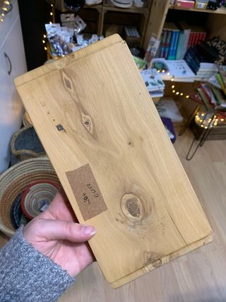 Bandeja artesanal madera olivo