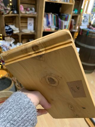 Bandeja artesanal madera olivo