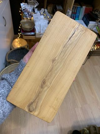 Bandeja artesanal madera olivo