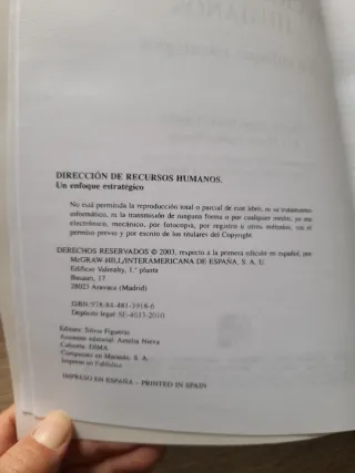 Direccion de Recursos Humanos.Un enfoque estrat...