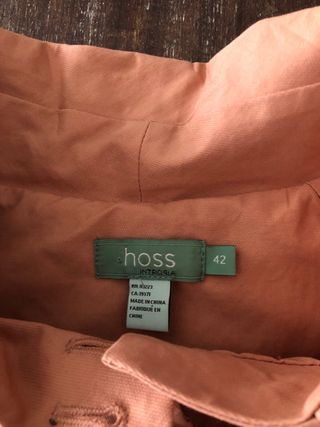 Trench Hoss Intropia cuello redondo coral
