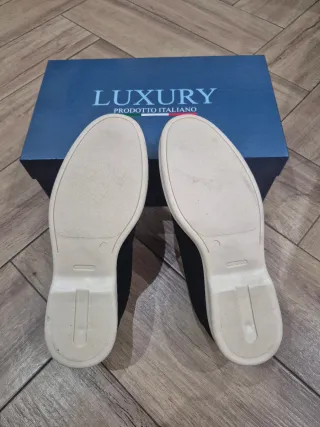 Mocassini blu uomo estate