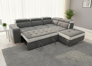 Super Precio #Sofá Cama Rinconera con Puff Arcon