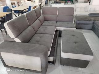 Super Precio #Sofá Cama Rinconera con Puff Arcon