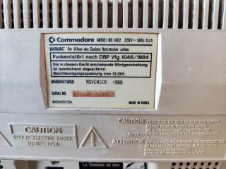 Monitor Commodore 1402