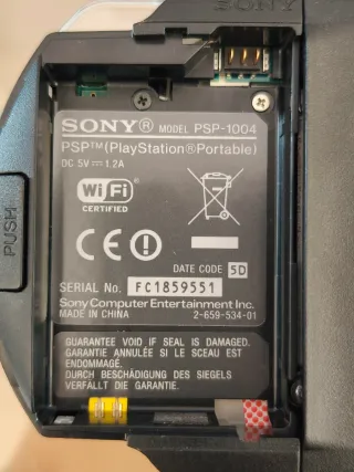 Console Sony PSP nera+giochi+accessori
