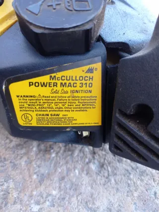 Motosierra McCULLOCH MAC 310.