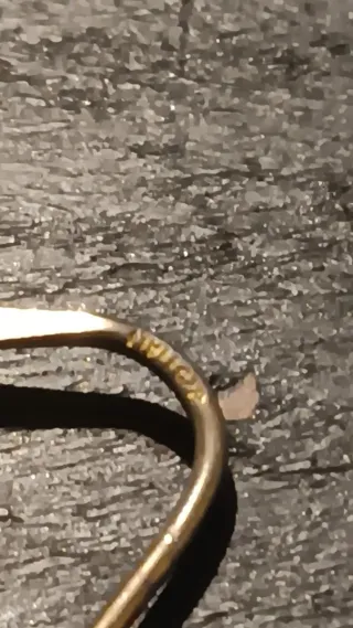 Orecchini vintage argento placcato oro