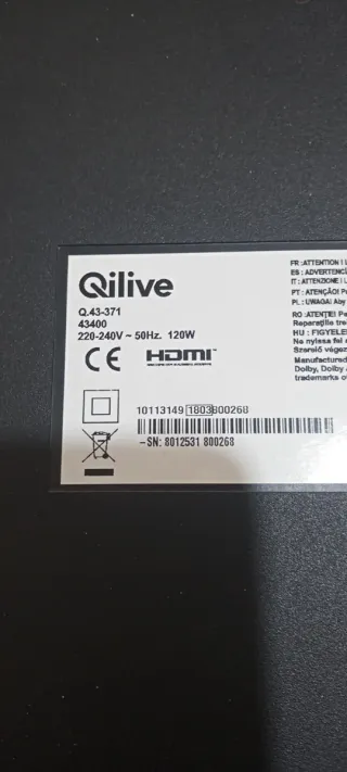 Placa Electrónica Vestel 17IPS72 QILIVE Q.43-371